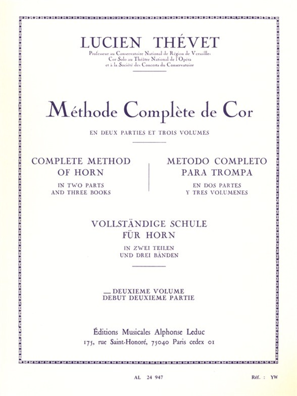 Méthode Complète de Cor, vol. 2. 9790046249471