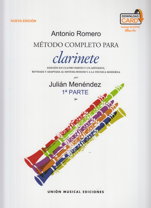 Método completo para clarinete, vol. 1. 9780785583384