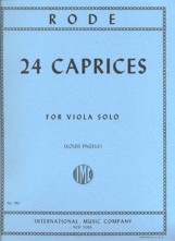 24 Caprices for Viola Solo