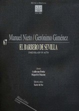 El barbero de Sevilla. Zarzuela en un acto. 9790692190066