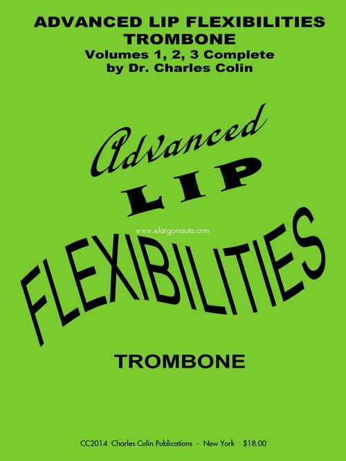 Trombone Advanced Lip Flexibility, Complete, Including Volumes 1, 2 & 3. 22864