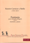 Fantasía para clarinete obligado (1849). Clarinete y piano