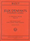 Jeux d'Enfants, 12 Original Pieces, opus 22, for Piano Duet (one piano, four hands). 9790220408878