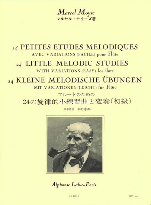 24 petites études mélodiques avec variations (facile) pour flûte