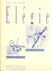 Élégie, op. 24, pour violoncelle ou violon et piano