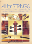 All for Strings: String Violin. Comprehensive String Method. Book 1