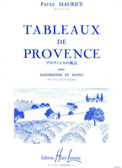 Tableaux de Provence, suite pour saxophone et piano