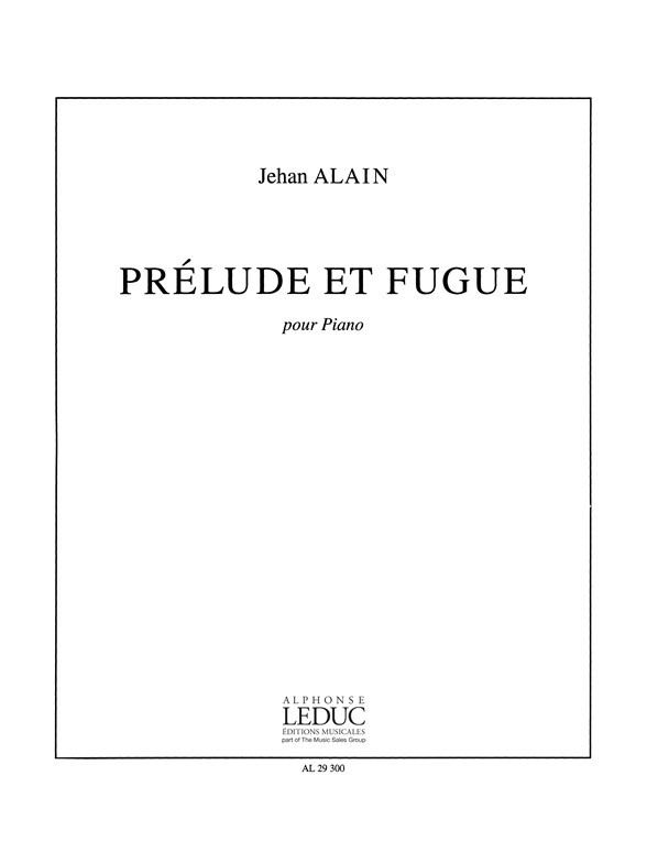 Prelude Et Fugue, Piano