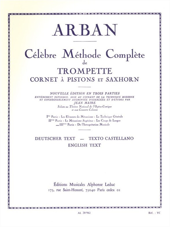 Célebre método completo de trompeta, cornetín y saxhorn, vol. 3