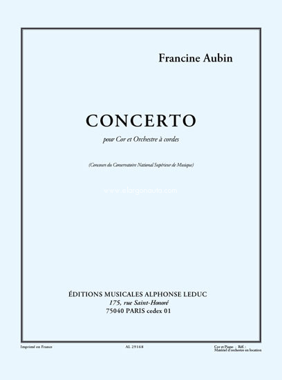 Concerto, Horn and Piano