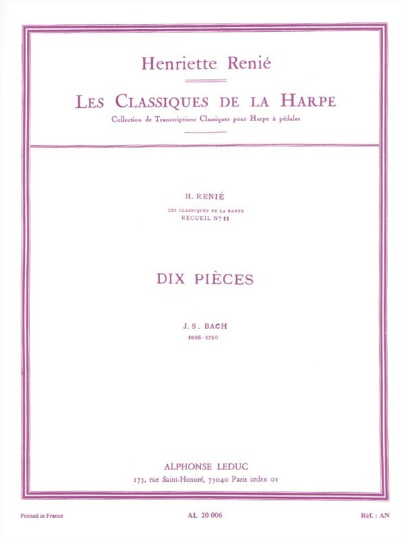 Dix Pièces, Harp