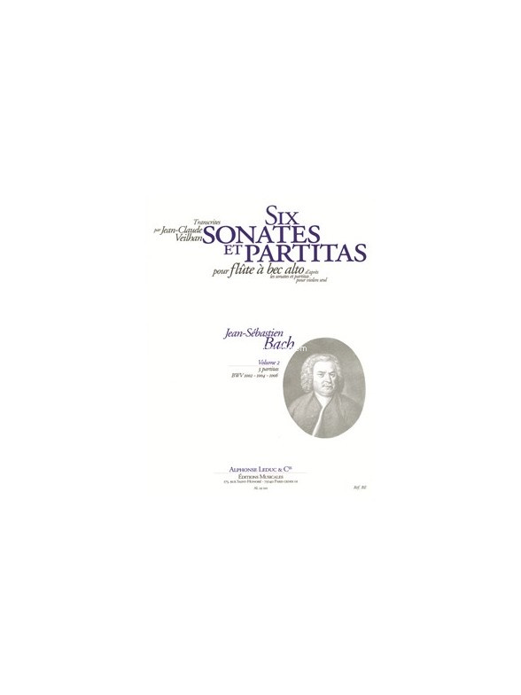 Six Violin Sonatas and Partitas Vol.2, Violin/Recorder. 9790046292101