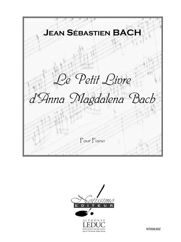 Petit Livre d'Anna Magdalena Bach, Piano