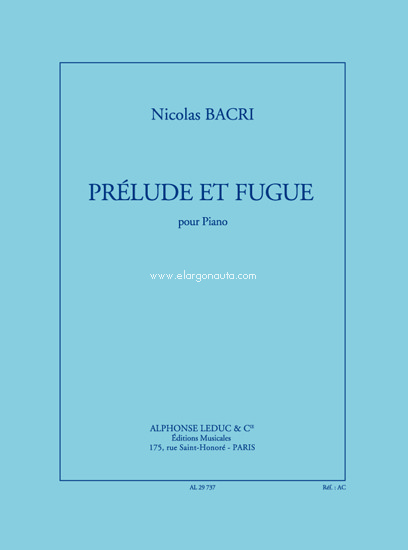 Prelude & Fuga, Piano. 9790046297373