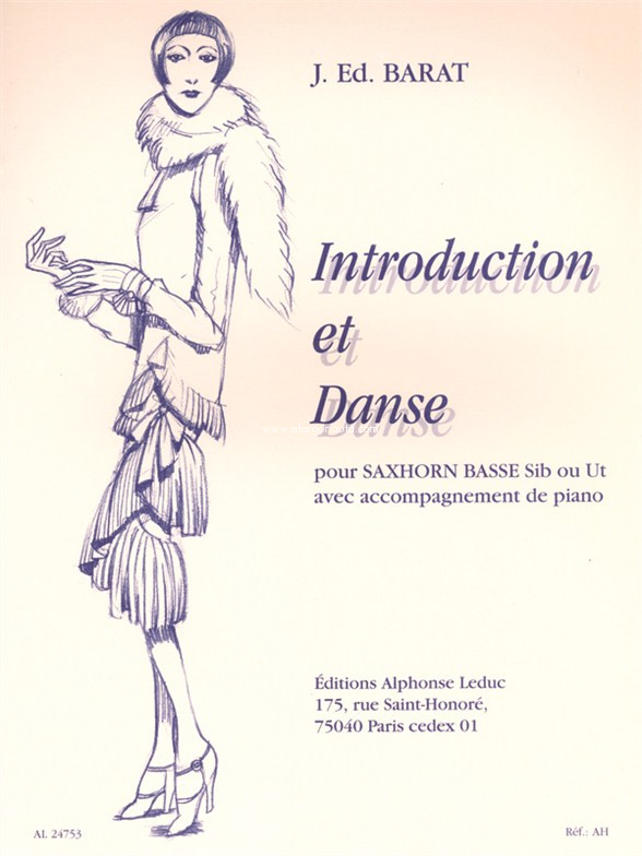 Introduction et Danse, pour saxhorn basse Si b ou Ut, avec accompagnement de piano. 9790046247538