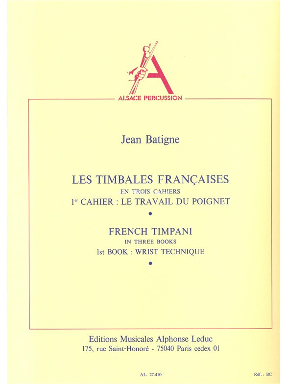 Les Timbales françaises Vol.1, Percussion solo
