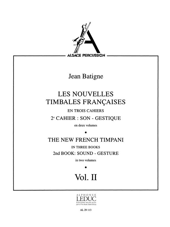 The New French Timpani 2, Vol.2, Percussion. 9790046291135