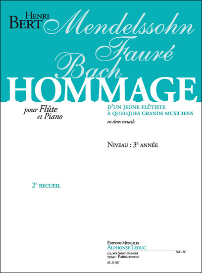 Hommage D'Un Jeune Flutiste Vol. 2, Flute and Piano