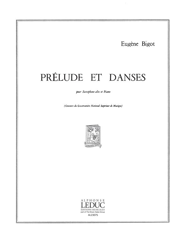 Prelude Et Danses, Saxophone E-Flat and Piano