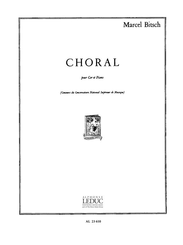 Choral: Cor Et Piano, Horn and Piano