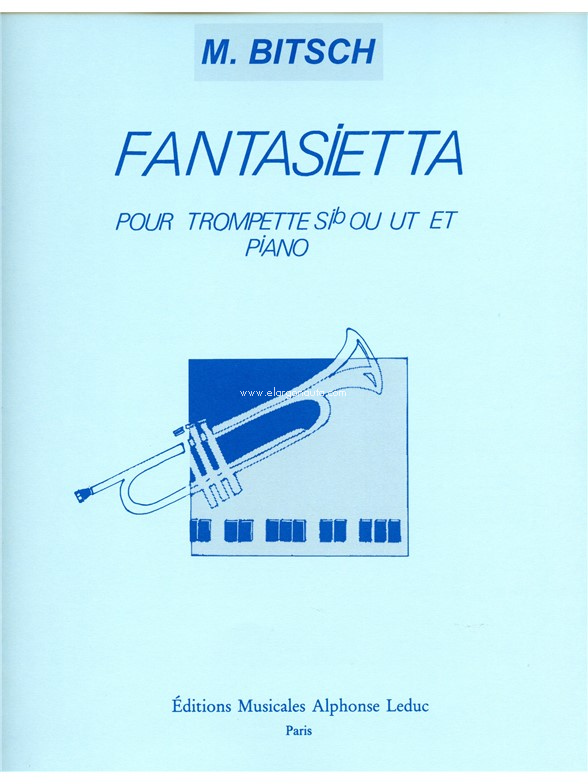 Fantasietta., Trumpet and Piano. 9790046207464