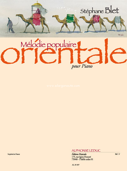 Melodie Populaire Orientale, Piano