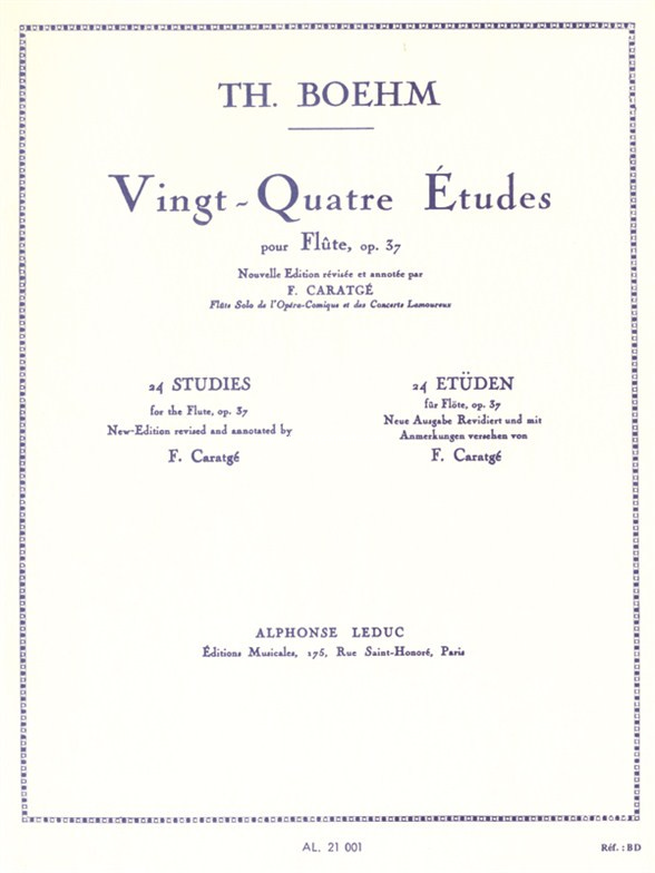 24 Études pour flûte, op. 37