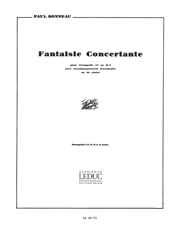 Fantaisie Concertante Trptte: Et Orchestre - Ou Piano, Trumpet and Piano