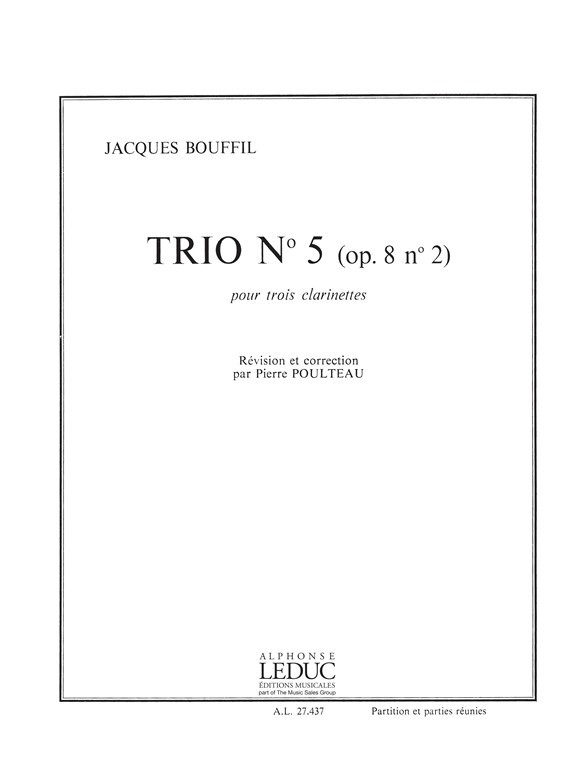 Trio nº 5, Op. 8 nº 2, 3 Clarinets