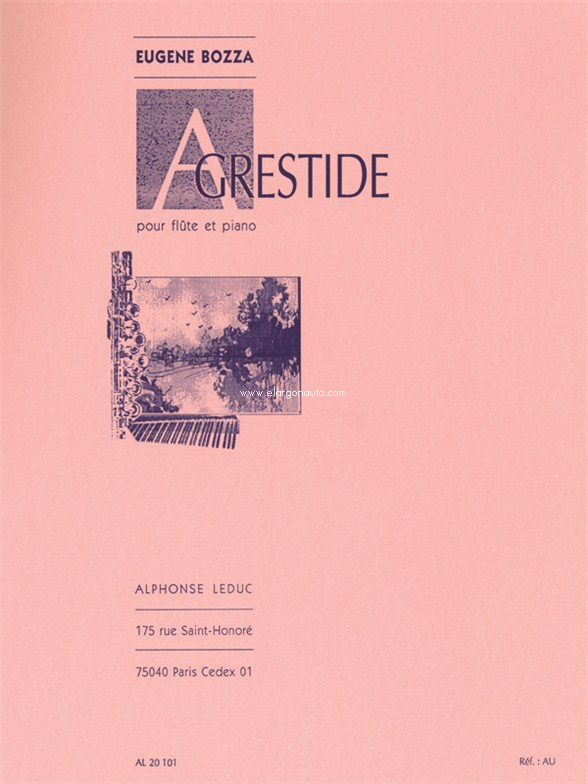 Agrestide Op.44, Flute and Piano. 9790046201011