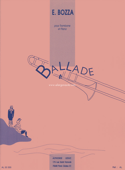 Ballade, op. 62, pour trombone ténor et piano. 9790046203305