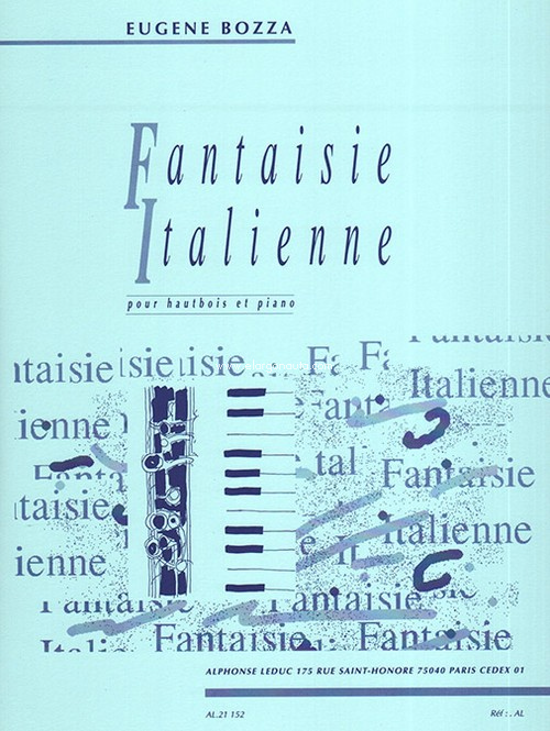 Fantaisie Italienne, Oboe and Piano. 9790046211522