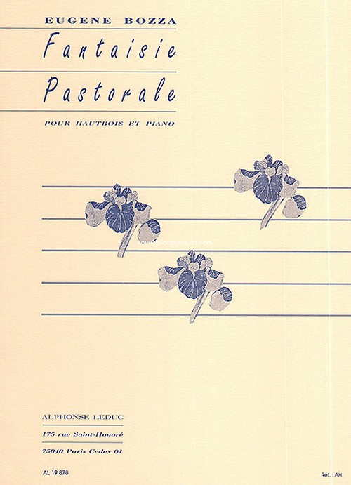 Fantaisie pastorale, op. 37, pour hautbois et piano. 9790046198786