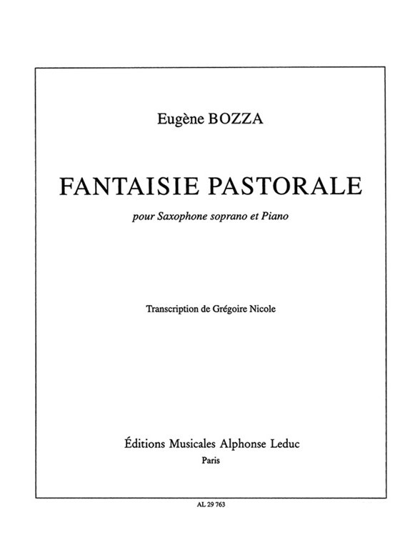 Fantaisie Pastorale Op.37, Saxophone B-Flat and Piano