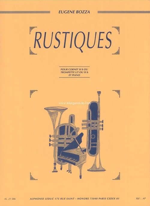 Rustiques, Trumpet and Piano