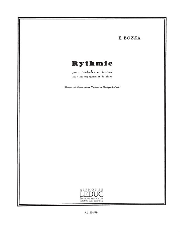 Rhythmic, for Timpani, Percussion and Piano, Timpani, drums and Piano