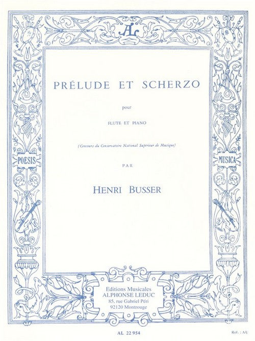 Prélude et Scherzo Op.35, Flute and Piano