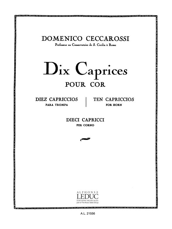 10 Caprices, Horn