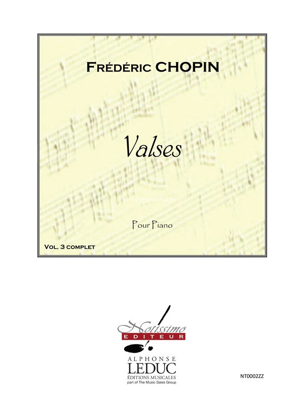 Chopin Valses Volume 3 Piano
