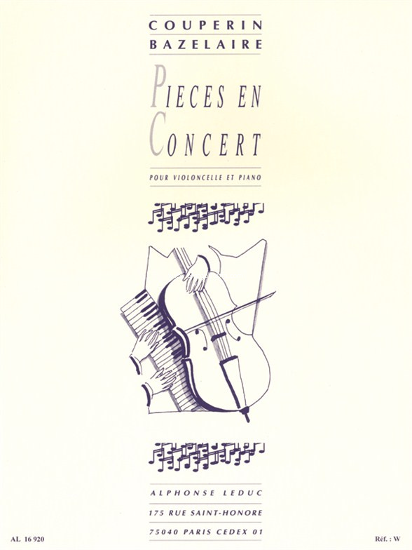 Pièces en concert, pour violoncelle et piano