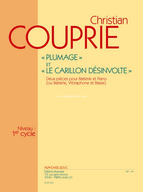 Plumage & Le Carillon desinvolte, Drum Set and Piano