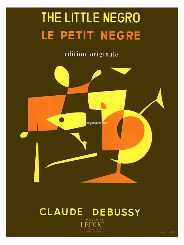The Little Negro (Le petit negre), édition originale, pour saxophone et piano