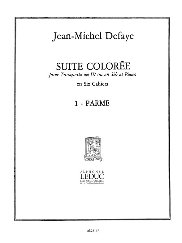 Suite colorée No.1: Parme, Trumpet and Piano. 9790046261671