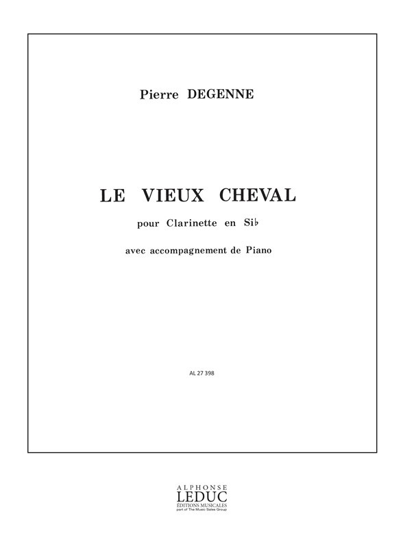 Vieux Cheval, Clarinet and Piano. 