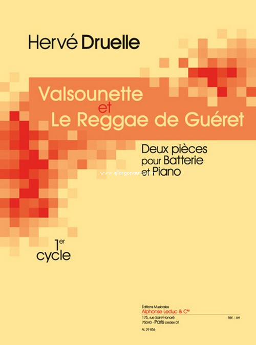 Valsounette et le reggae de guéret (cycle 1), Drum Set and Piano