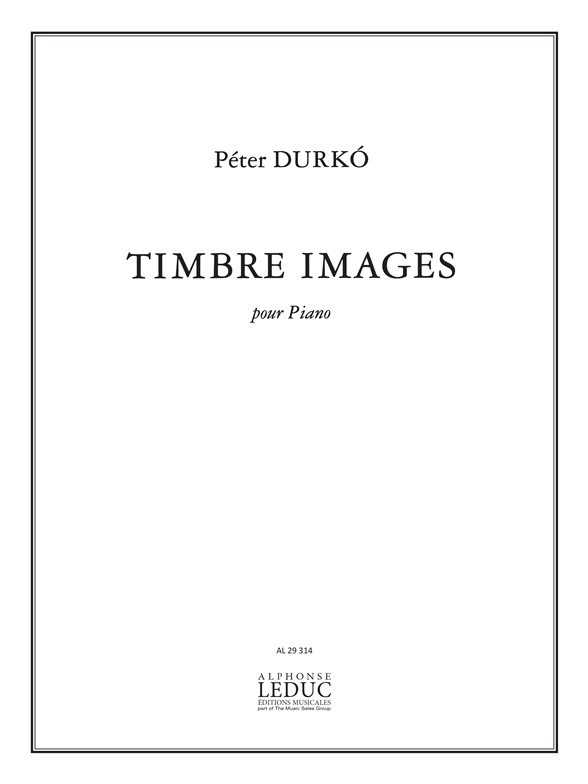 Timbre Images, Piano