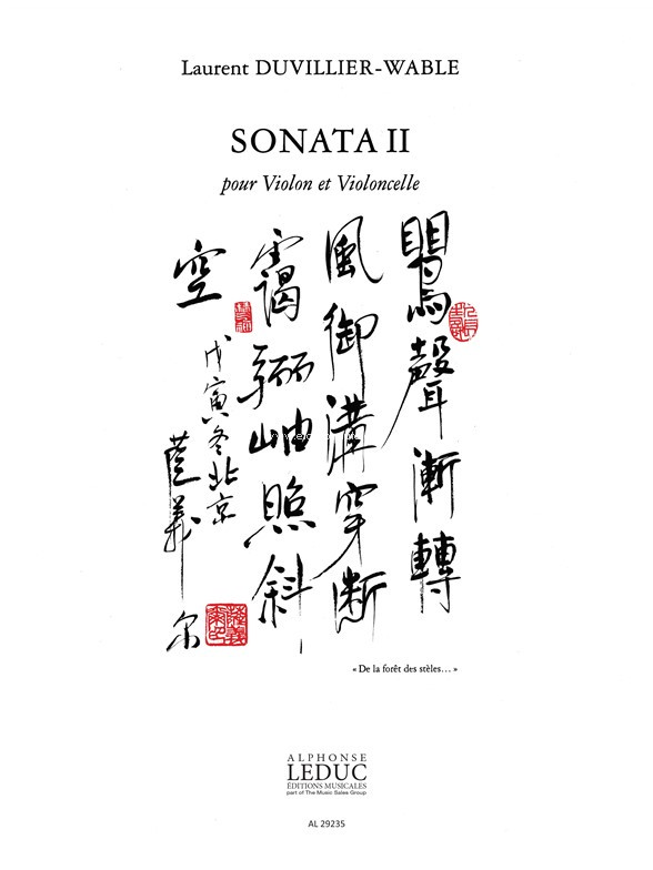 Sonata Ii, Violin and Cello