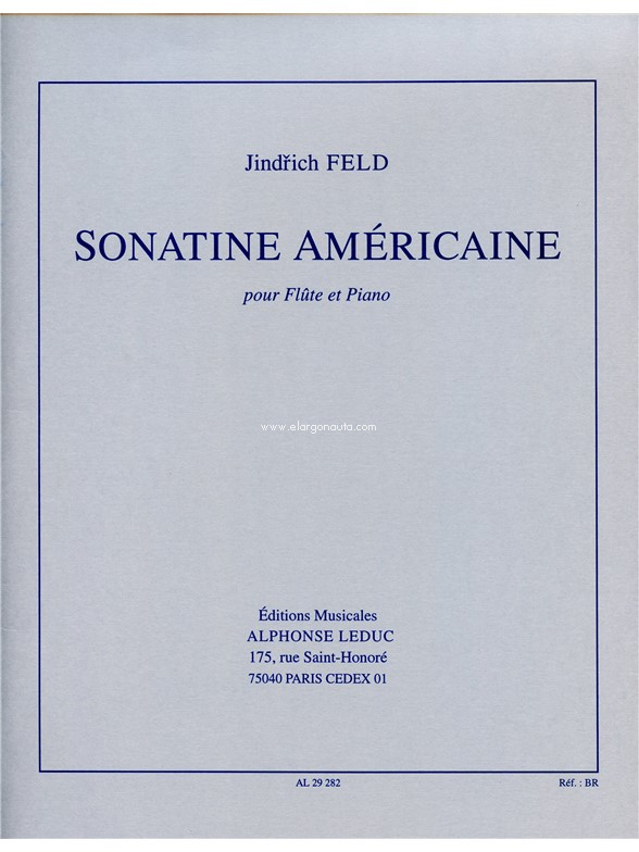Sonatine Americaine, Flute and Piano