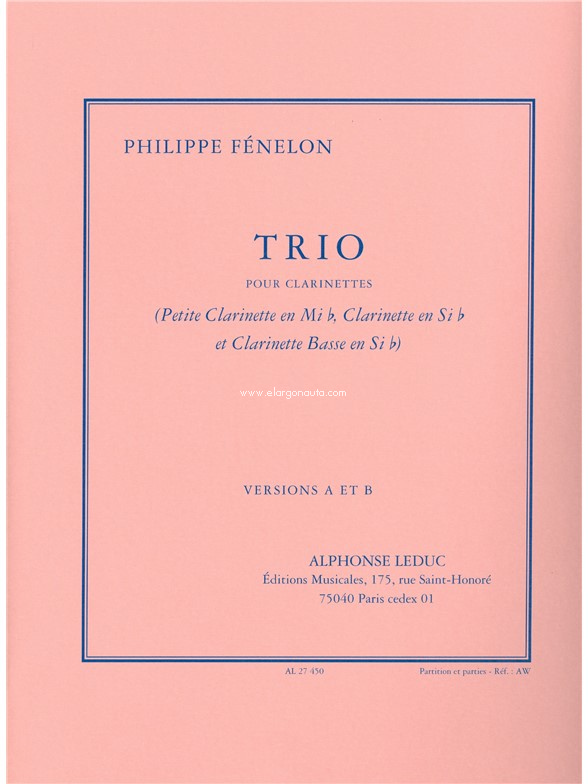 Trio, 3 Clarinets. 9790046274503
