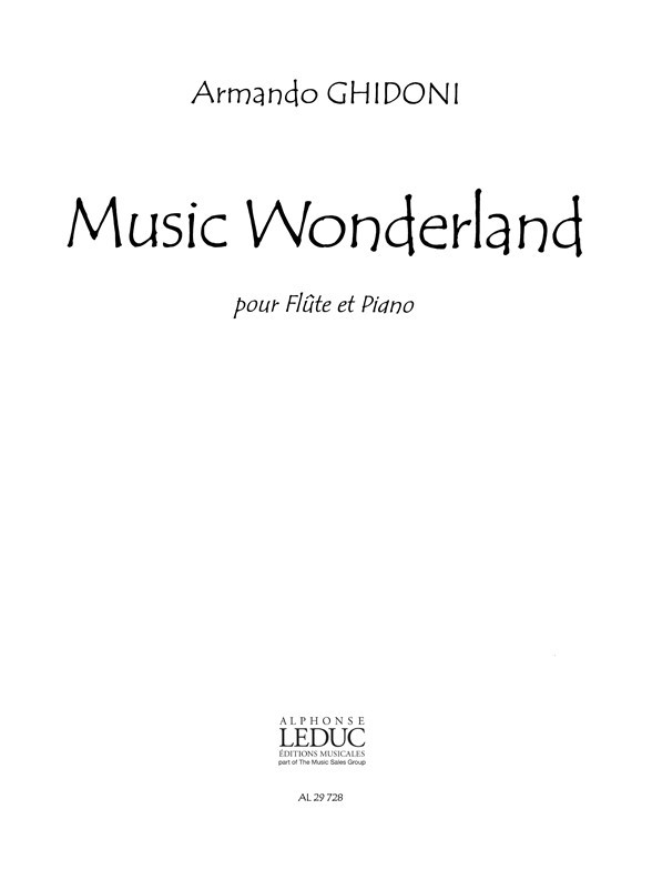 Music Wonderland, Flute and Piano